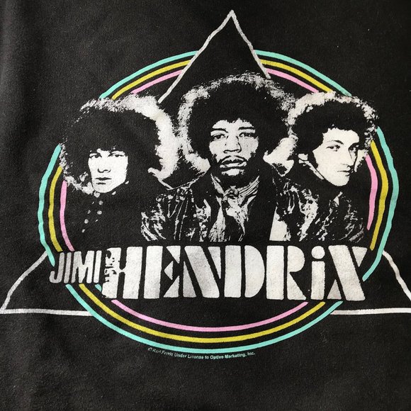 NEW! Junk Food Tees Jimmy Jimmie Hendrix Black Sweatshirt - Picture 4 of 9